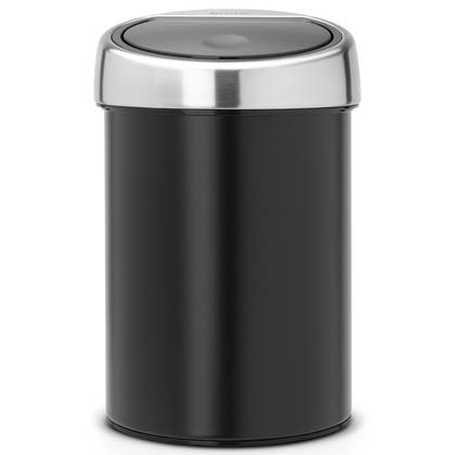 Touch Bin mattsvart 3 liter Brabantia