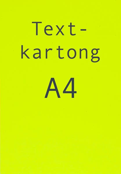 Text/Skylt kartong A4 - Dubbelsidig