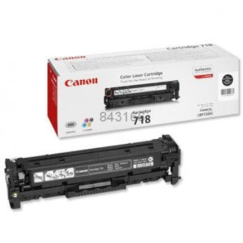 Toner Canon 718BK Svart 3400 sidor