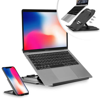 Laptopställ Portabelt 360 Roterbar inkl. mobilställ