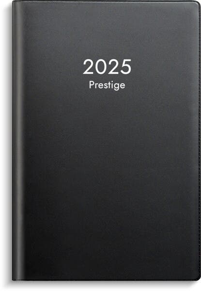 Kalender Prestige 2025 svart plast