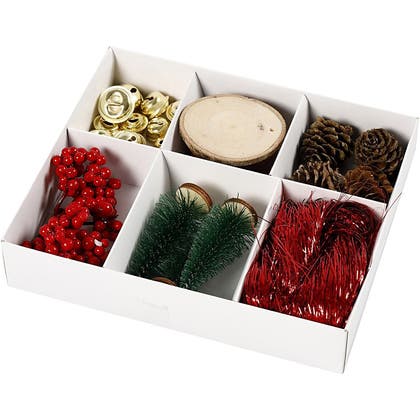 Presentdekorationer set - Gammeldags Jul