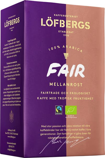 Kaffe Brygg Löfbergs Fair Mellanrost