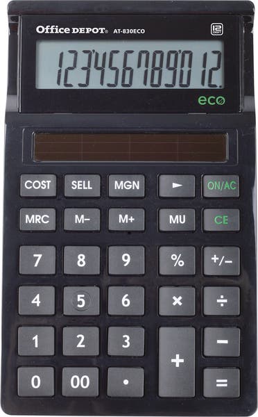 Bords-/ Miniräknare Office Depot AT-830ECO