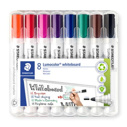 Whiteboardpenna Staedtler Lumocolor 8-pack