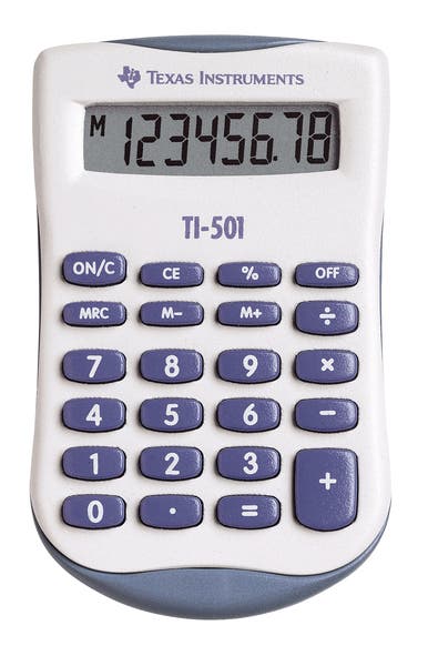 Bords-/ Miniräknare Texas TI-501