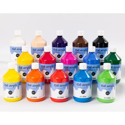 Täckfärg Readymix matt 500 ml 15-pack A-Color