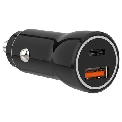USB-A+C billaddare 20W Sinox