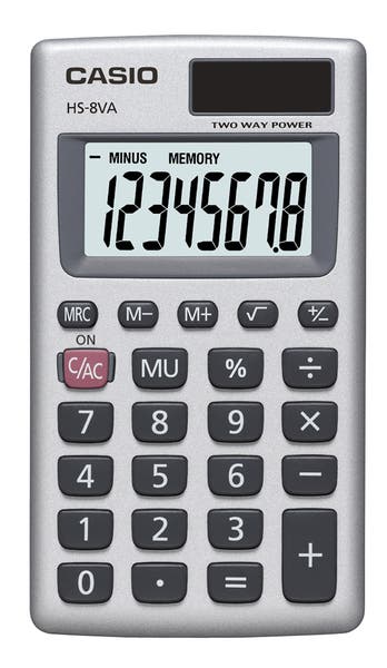 Bords-/ Miniräknare Casio HS-8VA