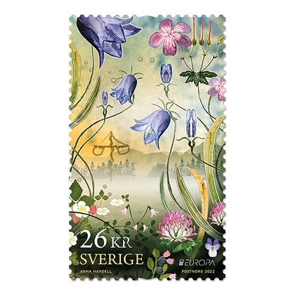Frimärke Midsommarmyter 26 kr