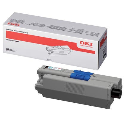 Toner OKI 44469804. Svart.