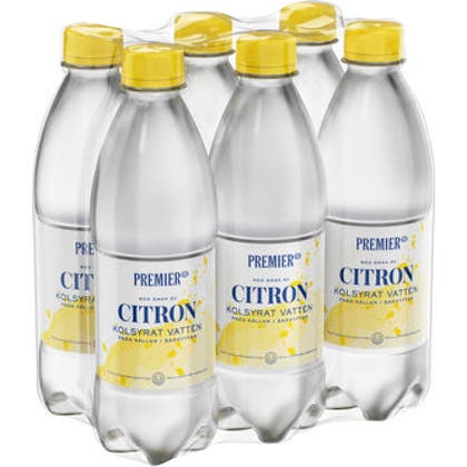 Kolsyrat vatten Premier 0,5 Liter PET inkl. pant