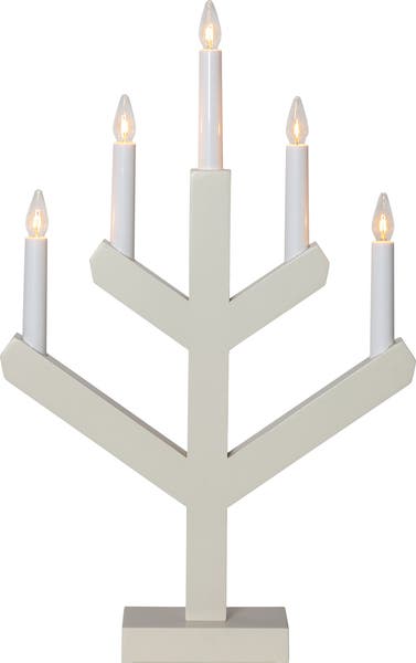 Ljusstake Vinga 5-armad Beige