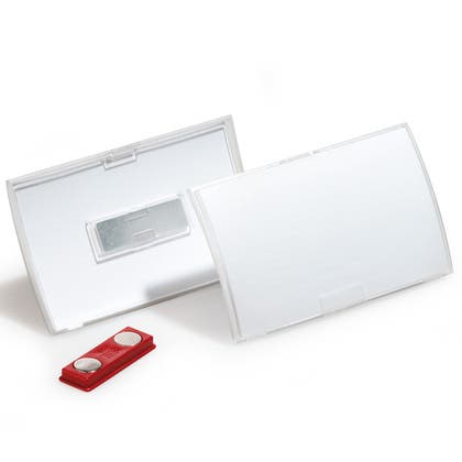 Namnskylt med magnet 10-pack
