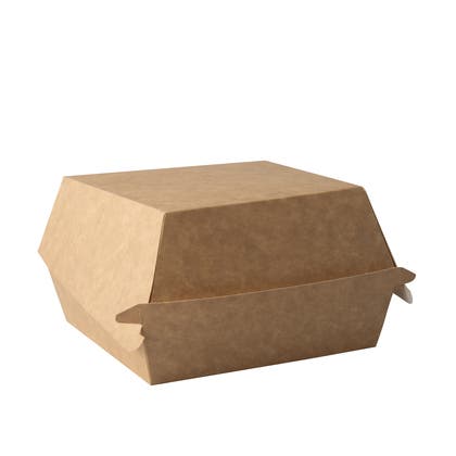Hamburgerbox i kartong 75-pack