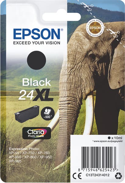 Epsonpatron Bläckpatron 24XL Svart