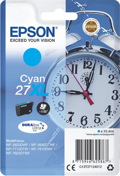 Bläckpatron Epson 27XL Cyan