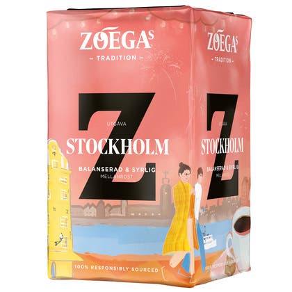 Kaffe Brygg Zoégas Stockholm Mellan 450 Gram