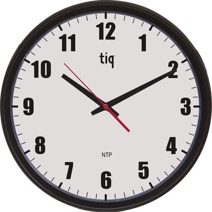 Väggklocka Plast Tiq NTP/POE Ø 34,8 cm