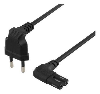 Vinklad apparatkabel 2 m