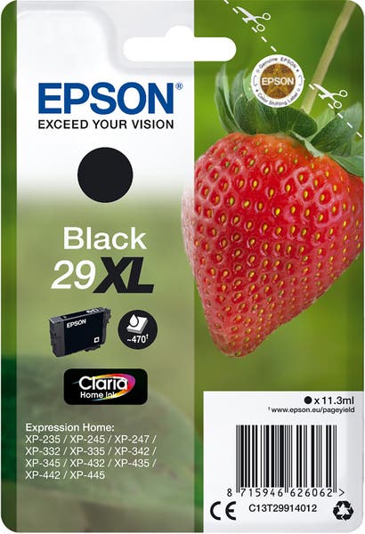 Bläckpatron Epson 29 XL Svart