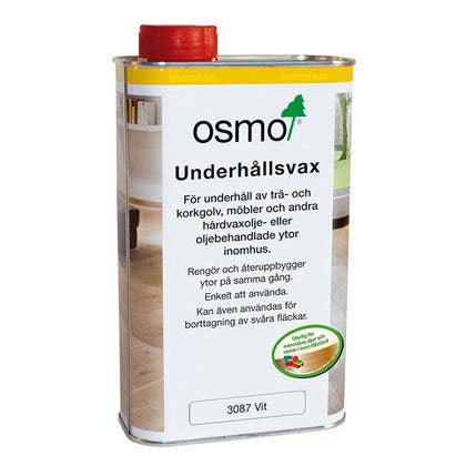 Underhållsvax vitpegmenterad sidenmatt