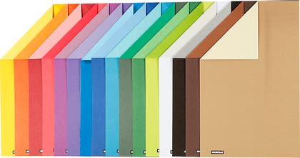 Papper flerfärgad mix A4 100g 16/fp