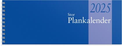 Kalender Stor Plankalender spiralbunden 2025