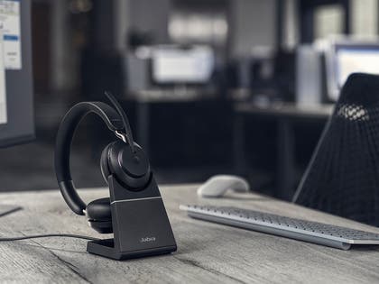 Headset Jabra Evolve2 65 Stereo MS USB-A med laddställ