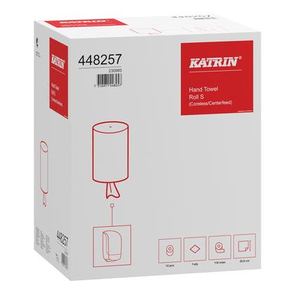 Handtorkningspapper Classic S Coreless 1-lager Katrin 116 meter