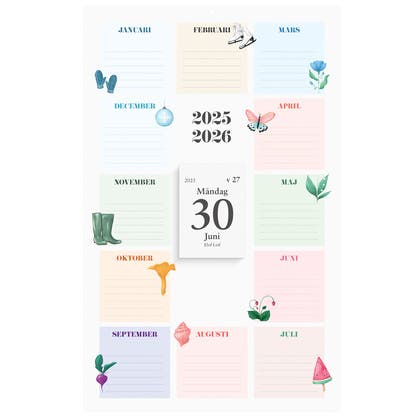 Klassens väggalmanacka 25/26