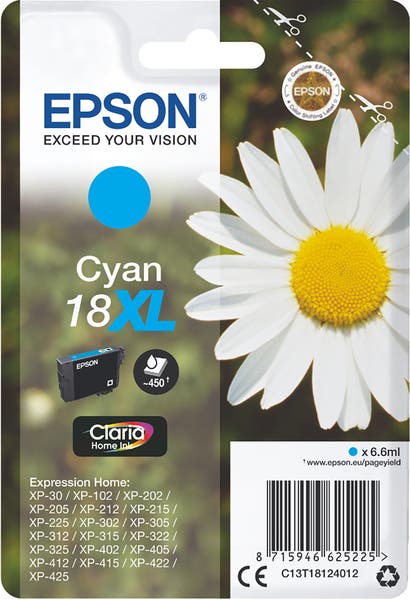 Bläckpatron Epson 18XL Cyan