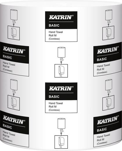 Handtorkrulle Bas M Coreless1-lager Katrin 300 meter
