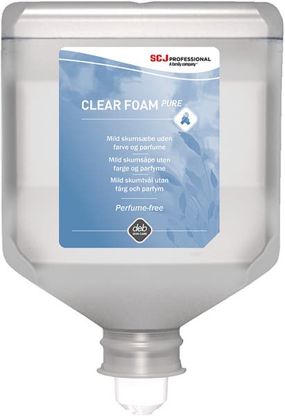Tvål skum Clear Foam Pure 1 Liter