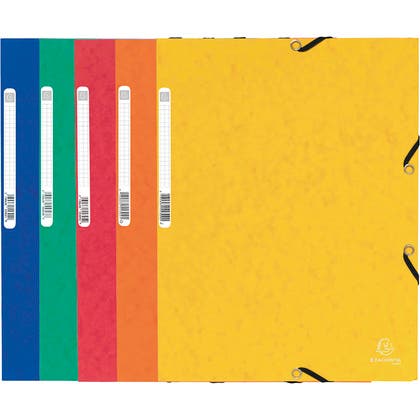 Snoddmapp A4 3-klaff 390g 10-pack