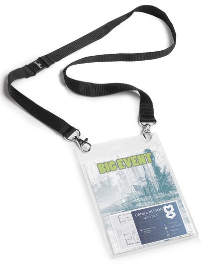 Namnskylt Durable Event komplett