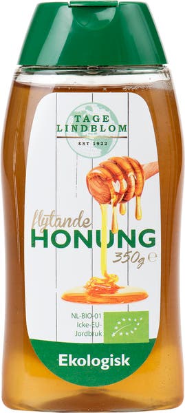 Honung Ekologisk Flytande 350g Lindblom