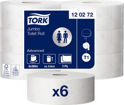 Toalettpapper Premium T1 Jumbo Tork