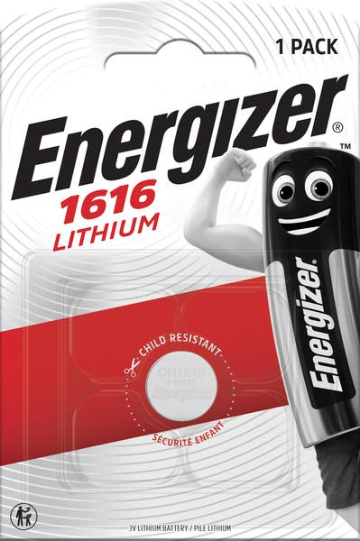 Energizer Batteri Lithium CR1616