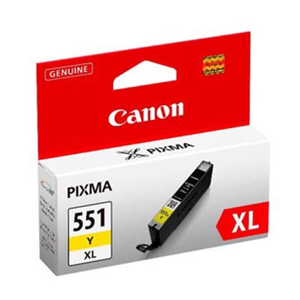 Bläckpatron Canon CLI-551XL 11ml gul