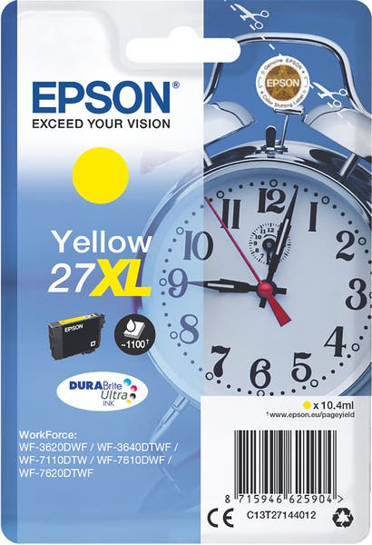 Bläckpatron Epson 27XL Gul