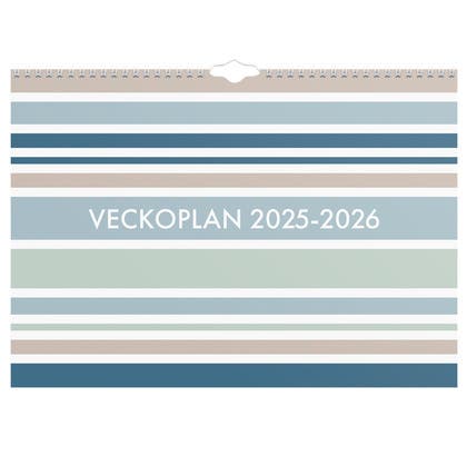 Väggkalender Veckoplan 25/26