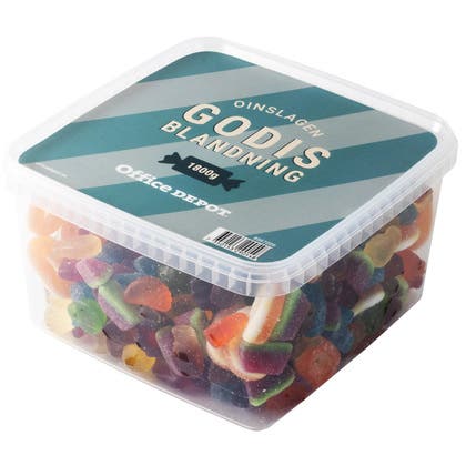 Godisblandning oinslaget 1,8 kg