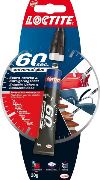 Universallim Loctite 60 sec.