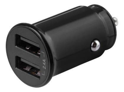 Billaddare med dubbla USB-A portar