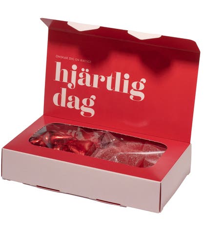 Godisbox Choklad- & Geléhjärtan 300 g Goody