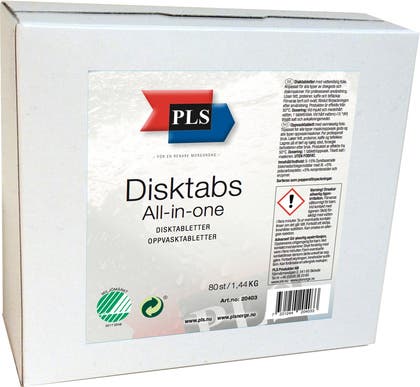 Maskindiskmedel tabletter PLS All-in-one tablett 80 st/fp