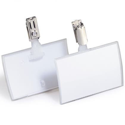 Namnskylt clips 54x90, 25-pack