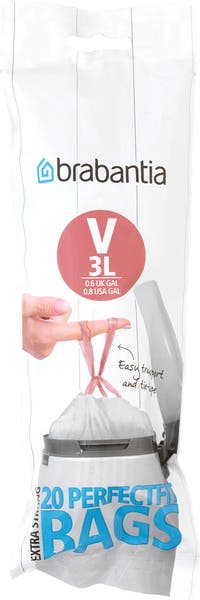 Avfallspåse PerfectFit V 3 Liter 20 st/fp Brabantia