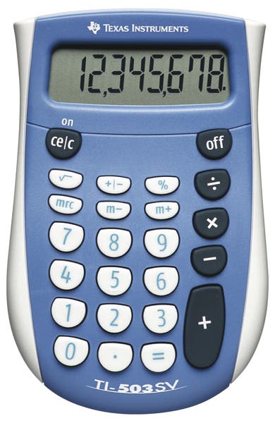 Bords-/ Miniräknare Texas TI-503 SV